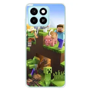 Чехлы для ZTE Blade A55 (Персонажи Майн Крафт) (Майн-крафт)