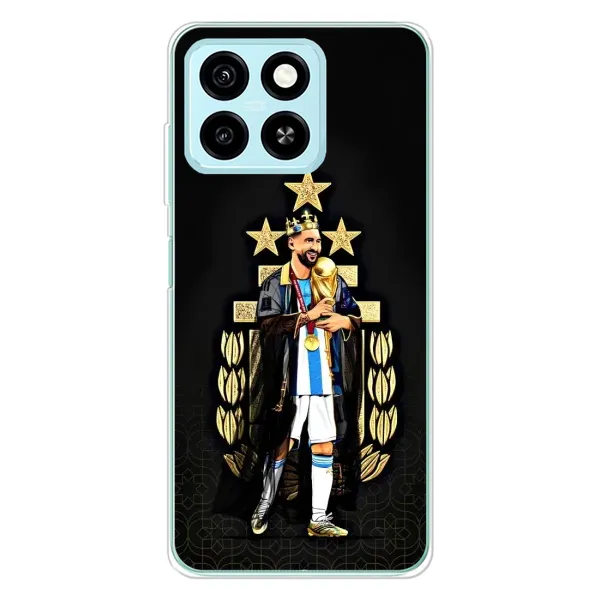 Чехол с рисунком «Месси король» для ZTE Blade A55 Чехол с рисунком «Месси король» для ZTE Blade A55