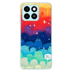 Силіконовий чохол з котиком для ZTE Blade A55 (Mew)