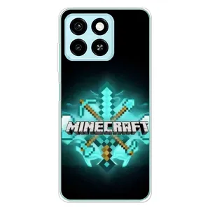 Чехол майнкрафт для ZTE Blade A55 (MineCraft 2)