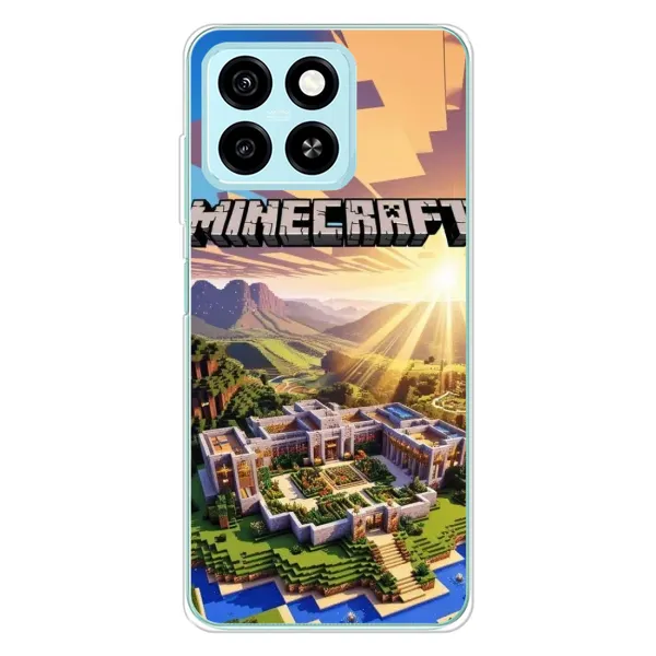 Чехол с рисунком «MINECRAFT» для ZTE Blade A55 Чехол с рисунком «MINECRAFT» для ZTE Blade A55