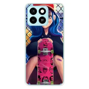 Чехол с картинкой Модные Девчонки ZTE Blade A55 (Модная девушка)