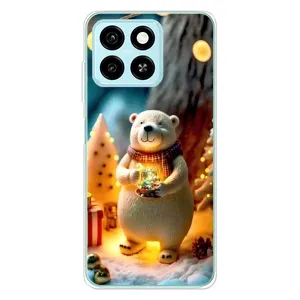 Чохли на Новий Рік ZTE Blade A55 (Новорічний ведмедик)