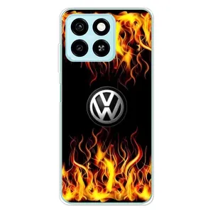Чехол "Фольксваген" для ZTE Blade A55 (Огненный Лого)