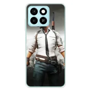 Силиконовый чехол с картинкой "Герой Pubg" на ZTE Blade A55 (Пабг)