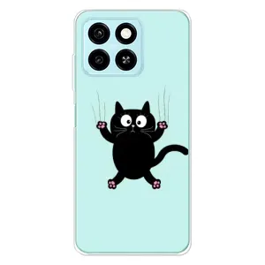 Силіконовий чохол з котиком для ZTE Blade A55