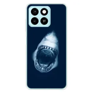 Силиконовый бампер с картинкой животных для ZTE Blade A55