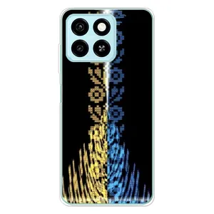 Силиконовый Чехол на ZTE Blade A55 (Патриотическая вышиванка)
