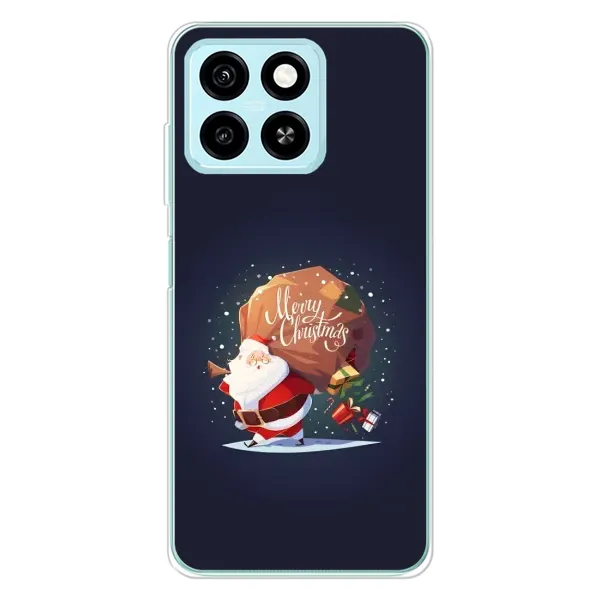 Чехол с рисунком «Подарки от Санты» для ZTE Blade A55
