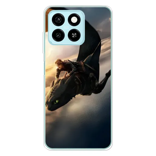 Чехол с рисунком «Полет Беззубика» для ZTE Blade A55 Чехол с рисунком «Полет Беззубика» для ZTE Blade A55