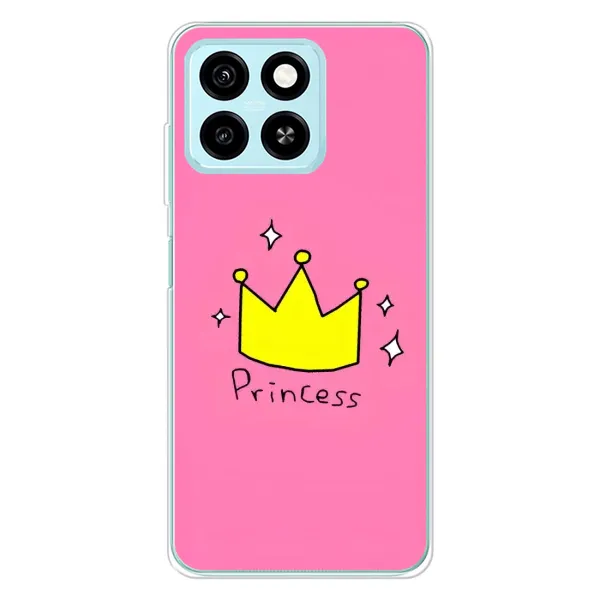 Чехол с рисунком «Princess» для ZTE Blade A55 Чехол с рисунком «Princess» для ZTE Blade A55