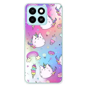 Чохол Unicorn на ZTE Blade A55 (Веселка і Єдинорог)