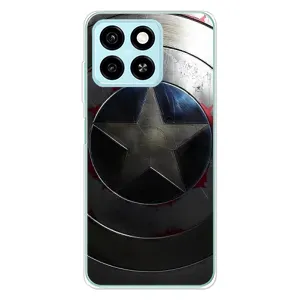 Чехол с Щитом Капитана Америки на ZTE Blade A55 (Ретро Щит Капитана)