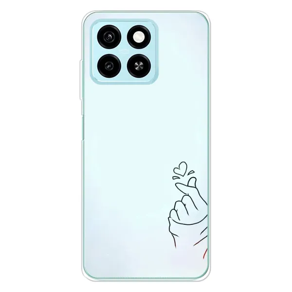 Чехол с рисунком «Сердце на голубом» для ZTE Blade A55 Чехол с рисунком «Сердце на голубом» для ZTE Blade A55