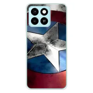 Чехол с Щитом Капитана Америки на ZTE Blade A55 (Щит Капитана Америки)