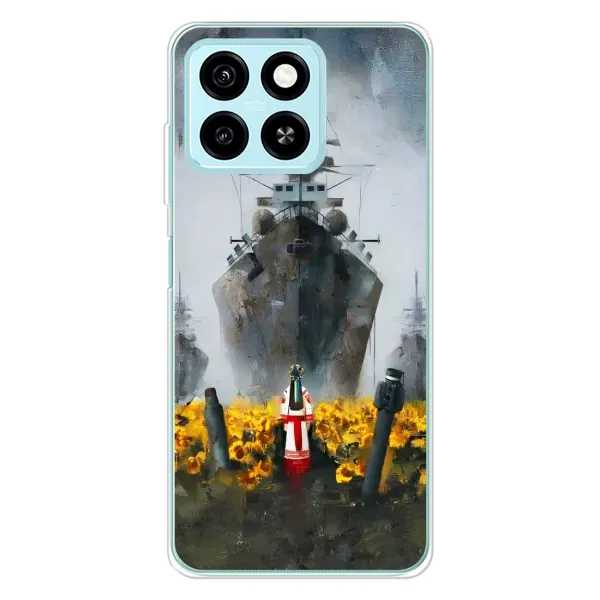 Чехол с рисунком «Смелость» для ZTE Blade A55 Чехол с рисунком «Смелость» для ZTE Blade A55