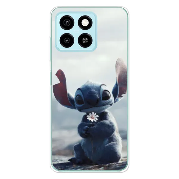 Чехол с рисунком «Стич с цветочком» для ZTE Blade A55 Чехол с рисунком «Стич с цветочком» для ZTE Blade A55