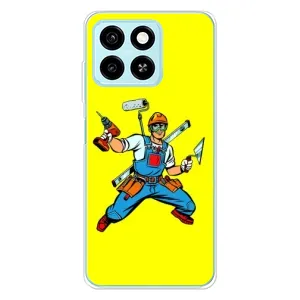 Силіконовий бампер (Працівники) на ZTE Blade A55 (Будівельник)