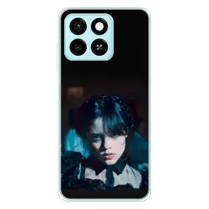 Чехлы с принтом Уэнсдей на ZTE Blade A55 (Танец Уэнсдей)
