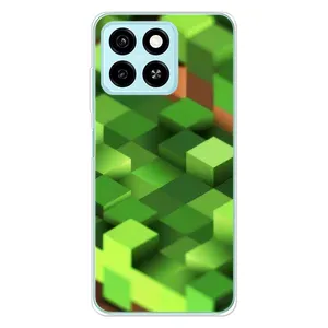 Чехлы для ZTE Blade A55 (Персонажи Майн Крафт) (Текстура)