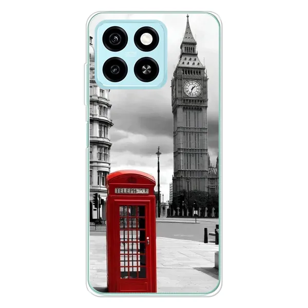 Чехол с рисунком «TELEPHONE» для ZTE Blade A55