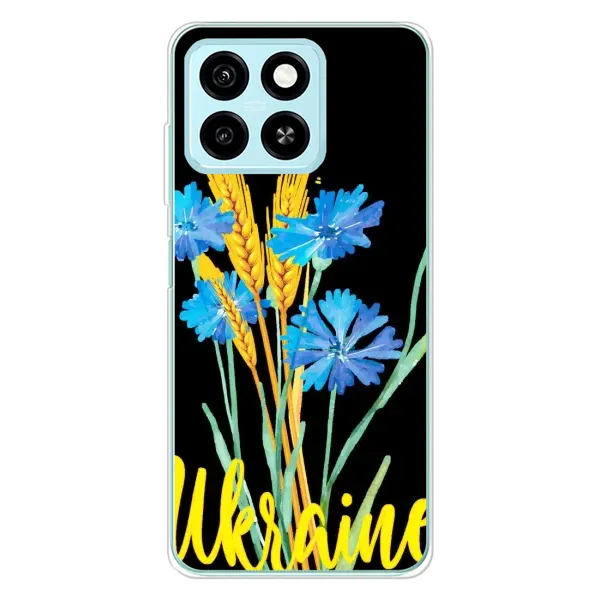 Чехол с рисунком «Ukraine в цветочках» для ZTE Blade A55 Чехол с рисунком «Ukraine в цветочках» для ZTE Blade A55