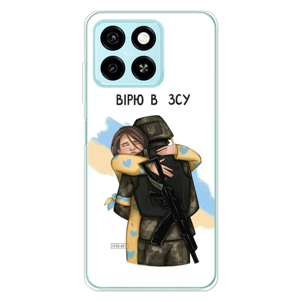 Чехол с рисунком «Верим в ЗСУ» для ZTE Blade A55 Чехол с рисунком «Верим в ЗСУ» для ZTE Blade A55
