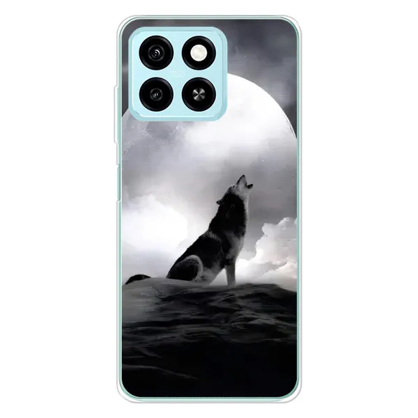 Чехол с рисунком «Волк и луна» для ZTE Blade A55 Чехол с рисунком «Волк и луна» для ZTE Blade A55