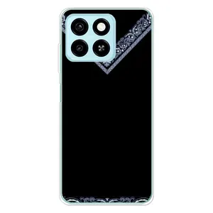 Силиконовый Чехол на ZTE Blade A55 (Воротник вышиванки)