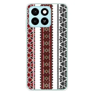 Силиконовый Чехол на ZTE Blade A55 с картинкой Вышиванки (Вышиваночки)