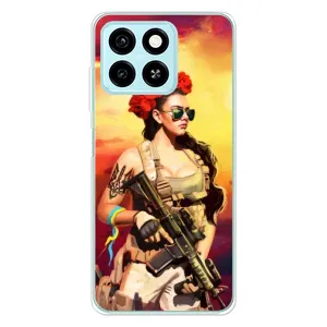 ЗСУ Чехлы (TPU) для ZTE Blade A55 (Женщина солдат)