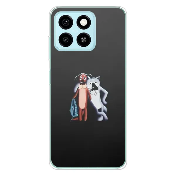 Чехол с рисунком «Шо, опять» для ZTE Blade A55