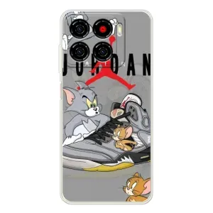 Силиконовый Чехол Nike Air Jordan на Блейд А56 (Air Jordan)