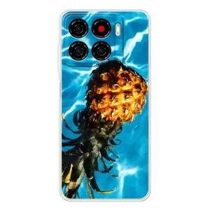 Чехол с изображением вкусной еды для ZTE Blade A56 (Ананас)