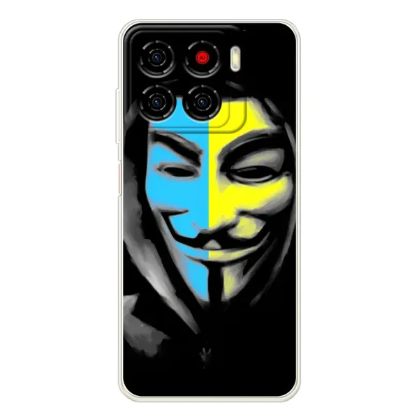 Чехол с рисунком «Анонимус патриот» для ZTE Blade A56 Чехол с рисунком «Анонимус патриот» для ZTE Blade A56
