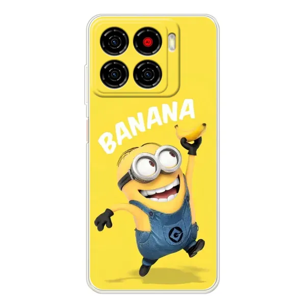 Чехол с рисунком «Banana» для ZTE Blade A56