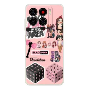 Чехлы с картинкой для ZTE Blade A56 (BLACK PINK коллаж)
