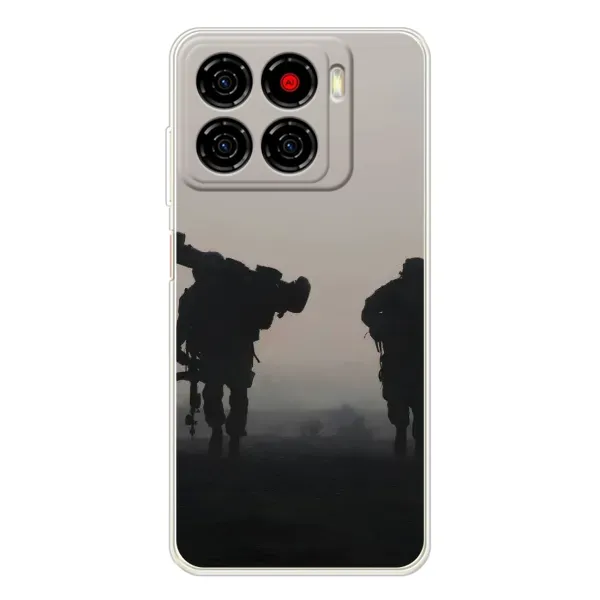 Чехол с рисунком «Бой солдат» для ZTE Blade A56 Чехол с рисунком «Бой солдат» для ZTE Blade A56