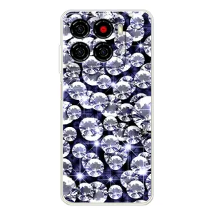 Чехол (Дорого -богато) на ZTE Blade A56 (Бриллианты)