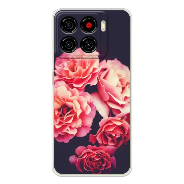 Чехол с рисунком «Бутоны» для ZTE Blade A56 Чехол с рисунком «Бутоны» для ZTE Blade A56