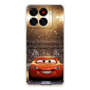 Чехол с принтом Маквин для ZTE Blade A56 (Молния Маквин стадион)
