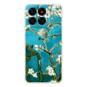 Чехол с принтом САКУРЫ на ZTE Blade A56 (Цветение Сакуры)