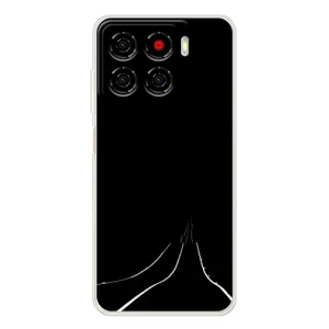Чехол с картинками на черном фоне для ZTE Blade A56 (Дорога)