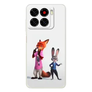 Силиконовый чехол с принтом Зоотрополіс для ZTE Blade A56 (Джуди и Ник)