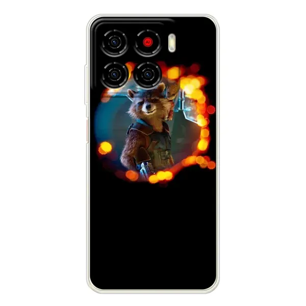 Чехол с рисунком «Енот Ракета» для ZTE Blade A56 Чехол с рисунком «Енот Ракета» для ZTE Blade A56