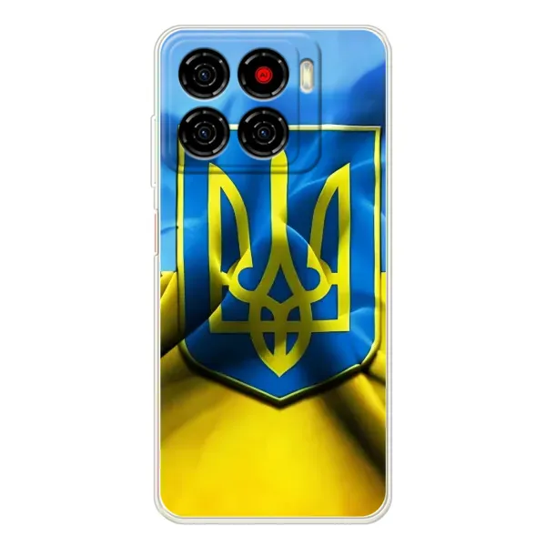 Чехол с рисунком «Герб и Флаг Украины» для ZTE Blade A56 Чехол с рисунком «Герб и Флаг Украины» для ZTE Blade A56
