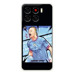 Чохли з принтом на ZTE Blade A56 Футболіст (гол Ерлінг Холанд)