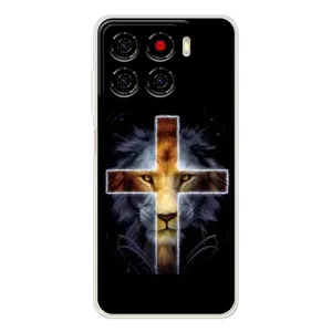 Чехлы для Блейд А56 (Крест Иисуса) (Иисус Лев)