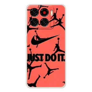 Силиконовый Чехол Nike Air Jordan на Блейд А56 (Just Do It)