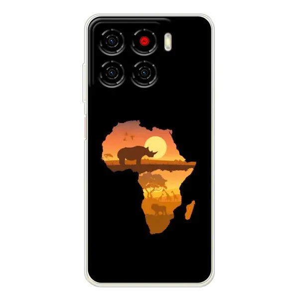 Чехол с рисунком «Карта» для ZTE Blade A56 Чехол с рисунком «Карта» для ZTE Blade A56